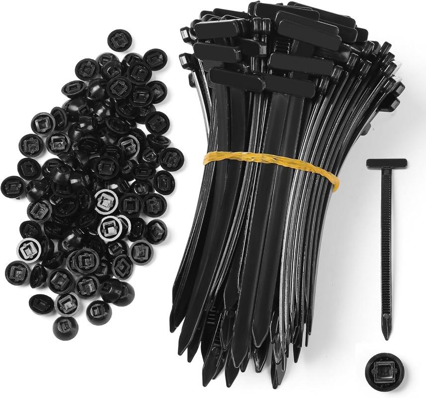 Nylon Universal Cable Tie Buckle Zip Tie Heavy Duty Self-Locking Push Pin with Button Fixion Tools for Car Auto Repair