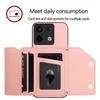 For Xiaomi Poco X6 5G/Xiaomi Redmi Note 13 Pro 5G Case Card Holder Kickstand Skin-Touch Phone Cover with Wrist Strap