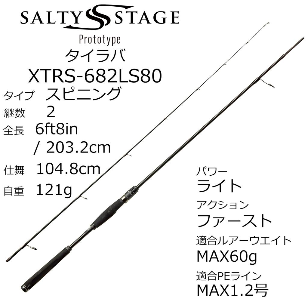 Abu Garcia Salty Stage Prototype Tairaba SaltyStagePT TAIR Удилище для ловли тайя XTRS-682LS80 2-частное