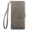 For Honor Play 50 Plus 5G/Play 8T 5G/X7b 4G/90 Smart Case Imprinted Deer Tree Pattern Leather Phone Wallet Cover