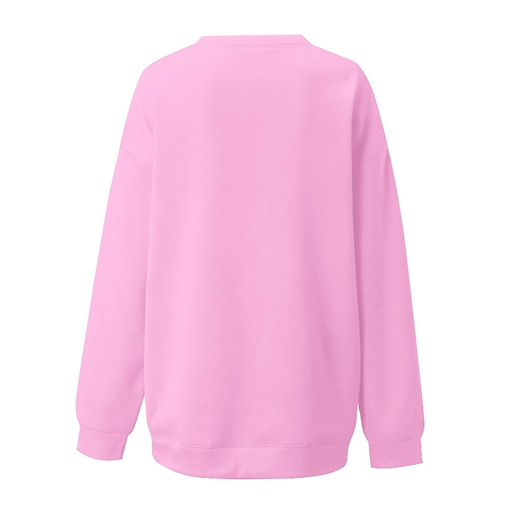 Женский повседневный свитер с круглым вырезом и длинными рукавами, рождественский принт, толстовка с капюшоном и длинными рукавами