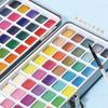 Tin Box: 100-Color Portable Watercolor Paint Set for Kids DIY Nail Art & Painting