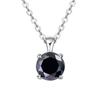 JoyceJelly Classic Four Prong 1ct Moissanite Necklace Women's 925 Silver Plated Gold Pendant Luxury Fine Jewelry