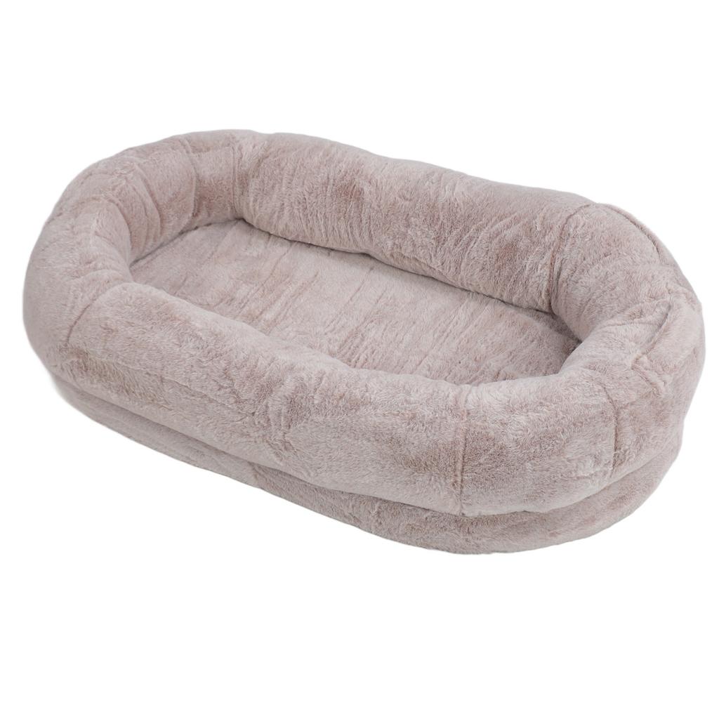 Кровать для собак и людей, удобная, очень большого размера, со съемным чехлом для людей и взрослых и домашних животных