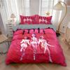 Cartoon Girls Character Duvet Cover Set 3D Colorful Anime Print Bedding Set Home Bedroom Decor For Teens Girls Gift Single Twin