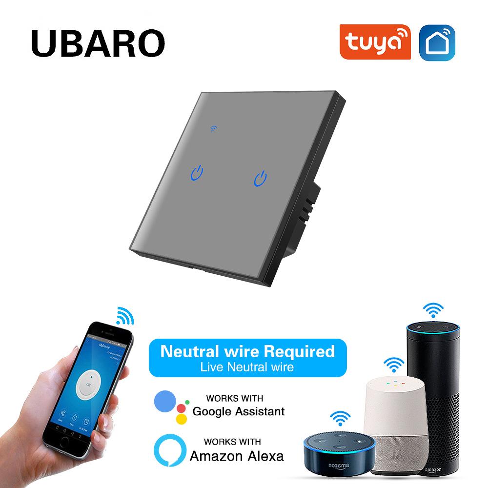 Умный выключатель Zero Fire Тип 86 Zigbee: Стальная или стеклянная панель, Пульт с голосовым управлением Alice.