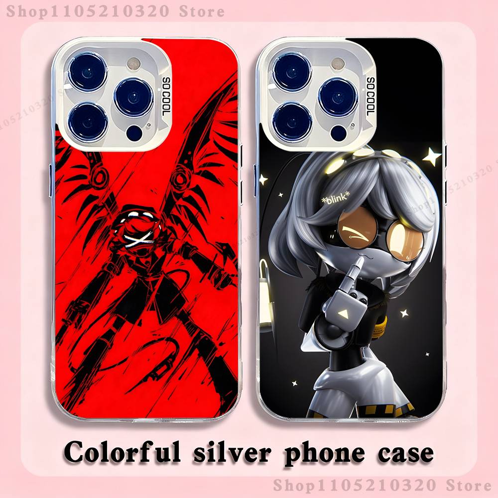 M-Murder D-Drones Game Phone Case For iPhone 17,16,15,14,13,12,11,Pro,Max,Plus,E,Air,Mini White Tpu Cover