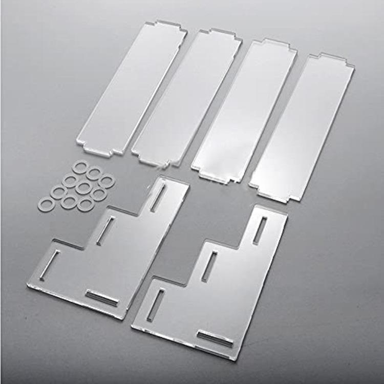 Прозрачная акриловая ступенчатая подставка для демонстрации фигурок-сюрпризов и кексов