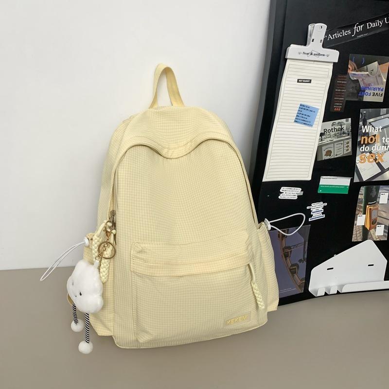 Маленький свежий и артистичный рюкзак для девочек, рюкзак для учеников средней школы, рюкзак для учеников старшей школы, клетчатый, легкий, школьная сумка, рюкзак большой вместимости