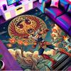 Saint Seiya Print Rug, Washable Floor Carpet, For Entryway Dorm Laundry Room Office Study, Home Decor Birthday Christmas Gift