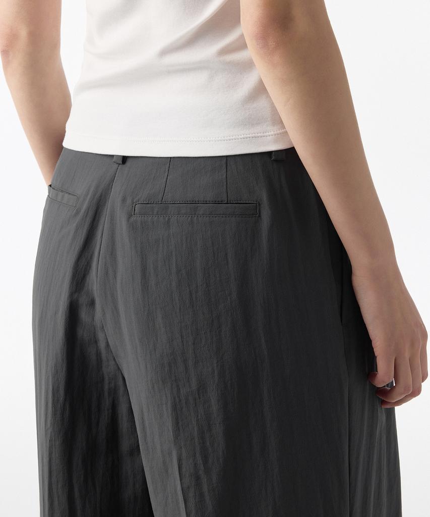 MUSINSA STANDARD WOMAN Женские широкие мятые брюки [Серый]