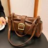 Women's Fashion Shoulder Bags  New Simple PU Leather Crossbody Bag Ladies Casual All-match Underarm Bag