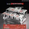 Stainless Steel 1/9 Buffet Pan & Condiment Rack