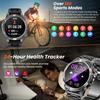 Новая умная часы с GPS-картой, навигацией, AMOLED-экраном, водонепроницаемостью 10 ATM, компасом, фонариком, поддержкой звонков по Bluetooth, для мужчин