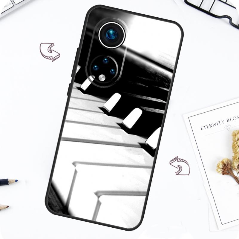 Чехол-клавиатура с дизайном клавиш пианино Для Honor Magic 7 Lite 5 6 Pro Honor 200 50 70 90 Lite X8b X9a X8a X8 X9 X9c X9b Чехол