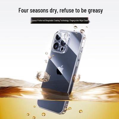 Baseus Ультратонкий прозрачный чехол из стекла Corning для iPhone 15 Pro Max