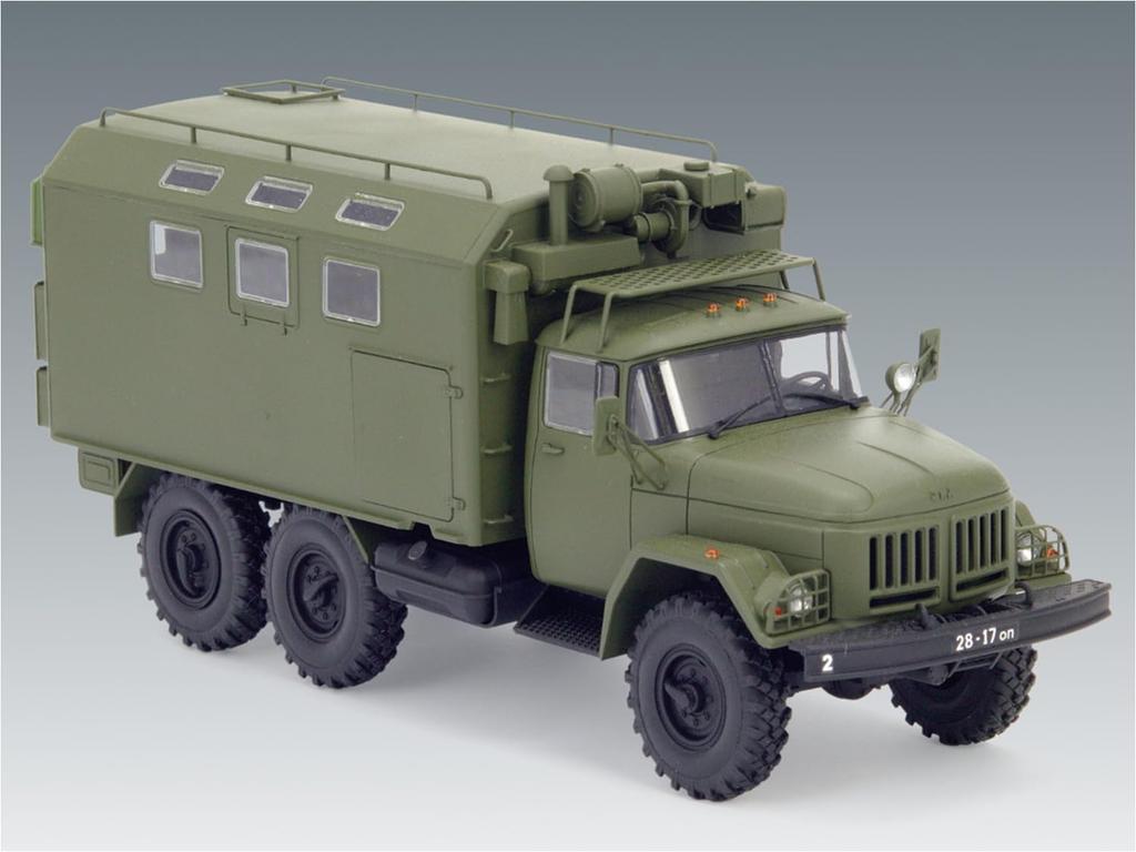 ICM Soviet KShM Command Vehicle Plastic Model 1/35 ZiL-131