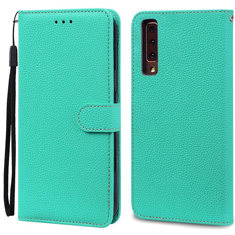 For Samsung Galaxy A7 2018 Case Galaxy A 7 2018 Cover Luxury Leather Flip Case For Samsung Galaxy A7 2018 SM-A750F Phone Cases
