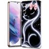 Прозрачный чехол-бампер для Samsung Galaxy S25 S24 S23 S22 S20 S21 FE Ultra S24 S23 S10 S10E Plus 5G Сумки с узором «Гордый кот»