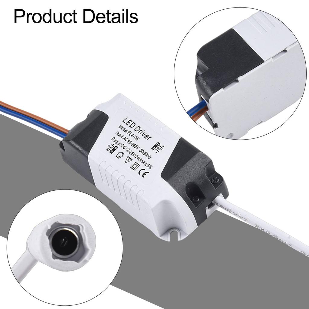 Адаптер драйвера светодиодов AC90~265V К DC 7~11V Трансформатор Панель Источник питания Светодиодная лампа