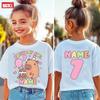 Cute Dolphin Birthday Digital Cartoon Printed Summer Casual Comfortable Cotton Short sleeved Tshirt