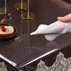 Waterproof Table Cloth Rectangular Lace Decor Tea Table Dust Cover Pvc Plastic Tablecloth Soft Glass Wedding Party Table Cover