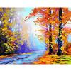 DIY 5D Diamond Painting Cross Stitch Oil Painting Autumn Landscape Diamond Embroidery