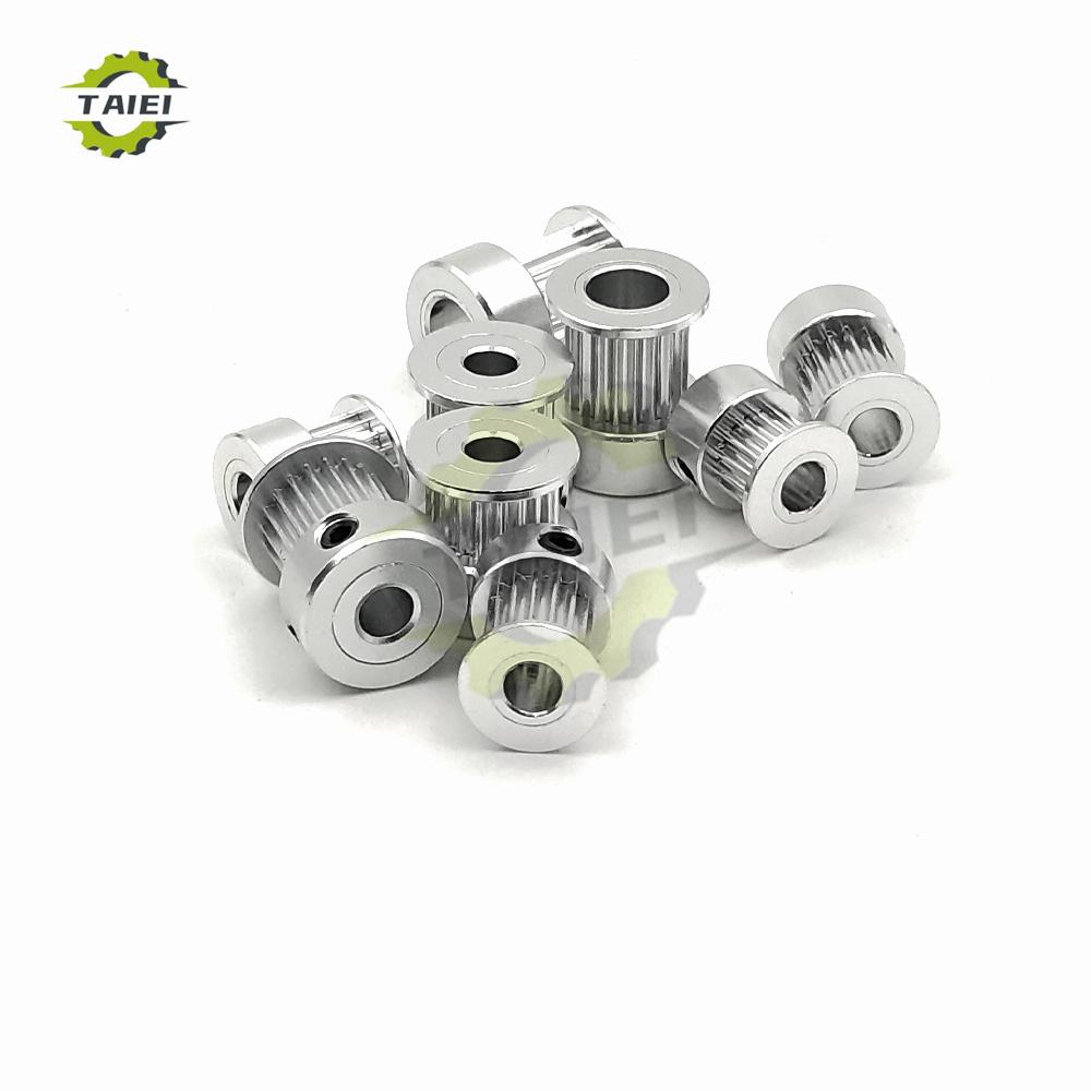 G2M 20 21 22 23 24Teeth 2GT Timing Pulley Bore 3/4/5/6/6.35/8/10mm GT2 Synchronous Wheel For Belt Width 6/10mm 3D Printer Parts
