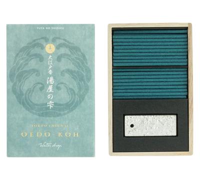 Nippon Kodo Oedo Ko Yuya no Shizuku 60 штук с подставкой для благовоний (Капли Ия) Палки, палки,