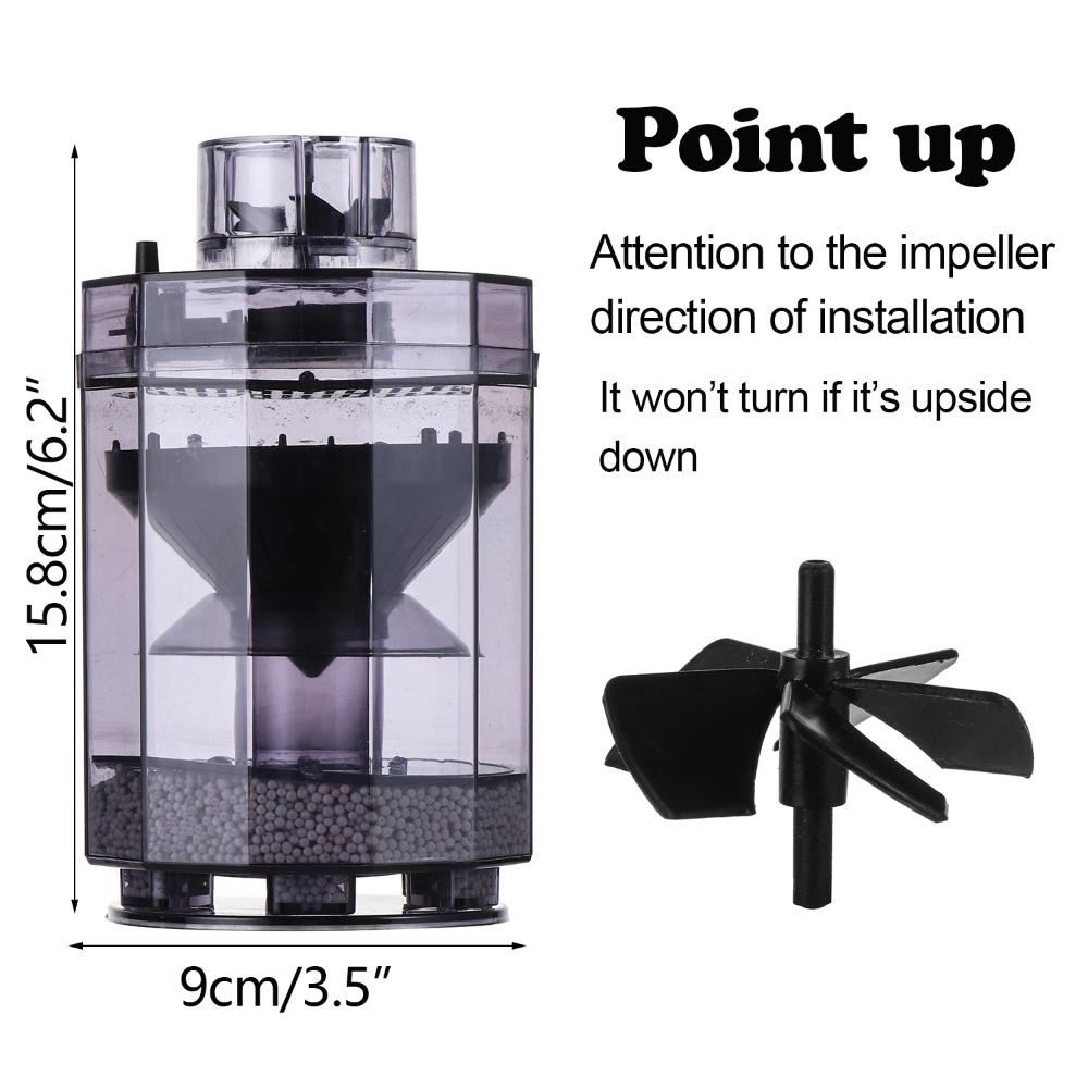 Товары для питомцев Разделитель рыбьих экскрементов Аквариумный пылесос Всасывающий коллектор Фильтр для рыбьих отходов