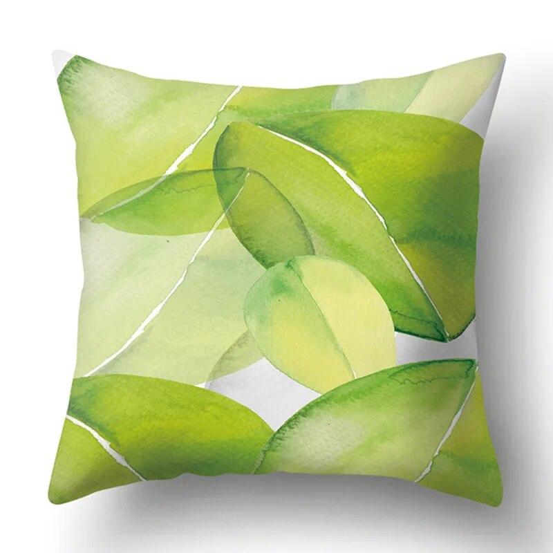 Наволочка Green Leaf Cushion Home Soft Car