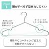 Non-Slip Hangers, Set of 20, Ideal for Storage and Laundry, Slim, Thin, Stylish, and Mark-Free, Prevents Sagging