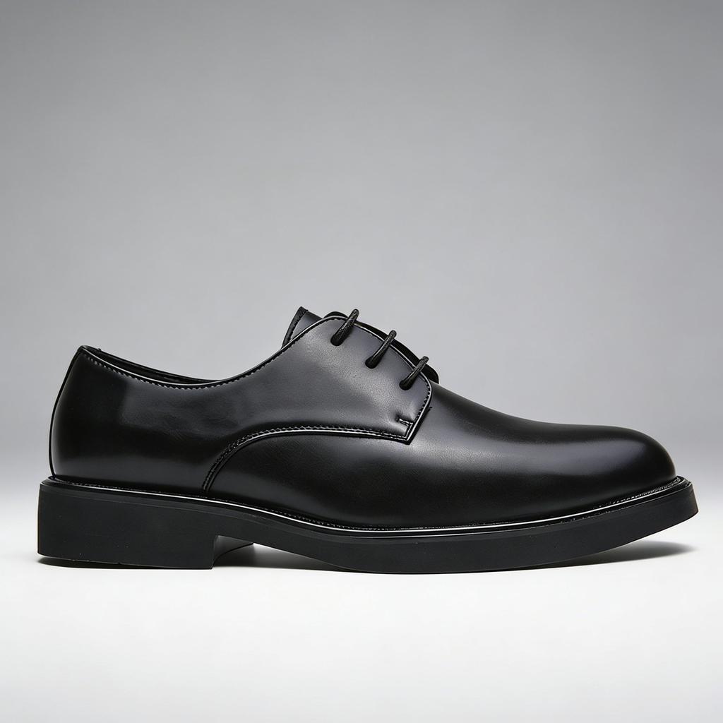 Classic Men Dress Shoes Lace Up Derby Shoes Formal Business Lesther Shoes Anti Slip Wear-resistant Office Daily Casual Shoes