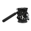Fluid Tripod Head with Quick Release Plate and Handle Aluminum Alloy Panoramic Fluid Drag Pan Head for DSLR Cameras
