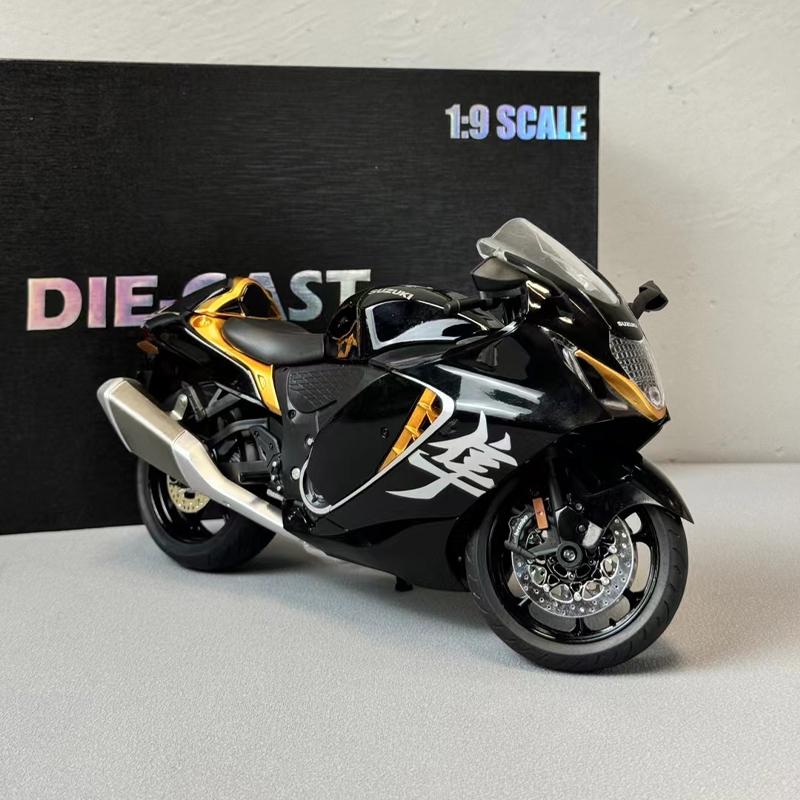 1:9 Suzuki Hayabusa GSX-1300R Литой Модель Мотоцикла из Сплава Симуляция Коллекция Украшение Модное Украшение Подарок Для Детей