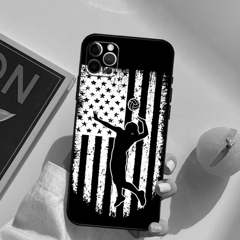 Чехол-футляр для волейбола для iPhone 15 14 16 Pro Max 11 12 13 Pro Max Mini XR 16e 16 15 Plus Чехол для телефона