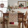 Imanqi Yun Christmas Table Runner - Long Rectangular Dining Decoration