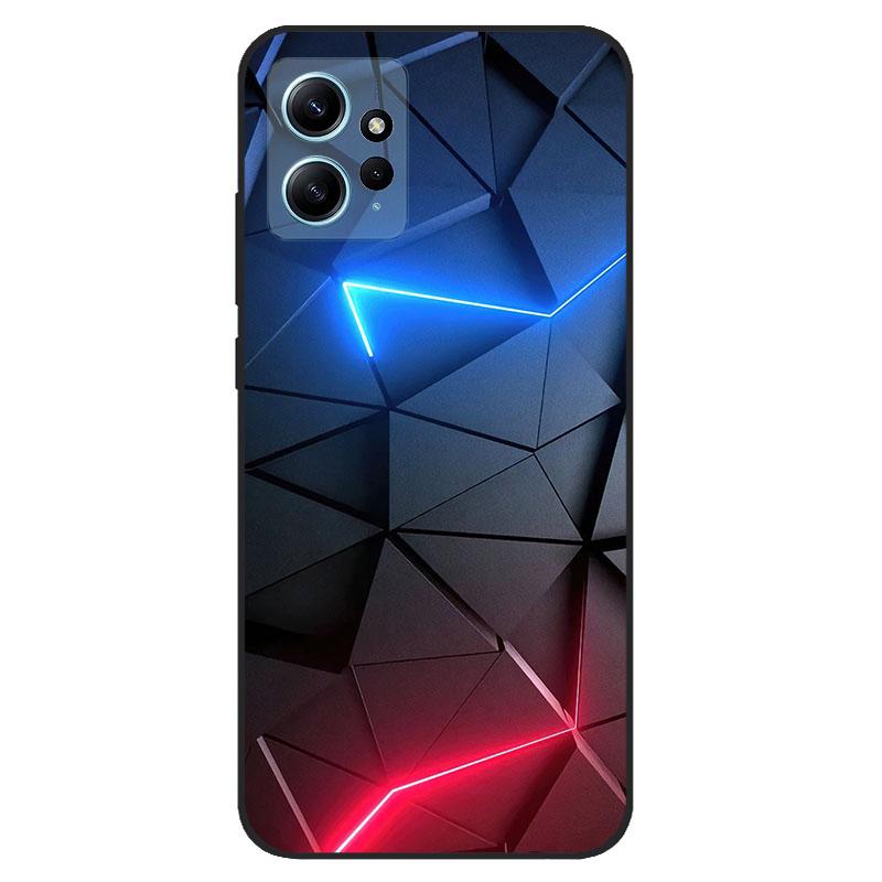 Для Redmi Note 12 4G Чехол Силиконовая Задняя Крышка Чехол для Телефона для Xiaomi Redmi Note12 4G Чехлы Redmi Note 12 4G 2023 Мягкий Бампер coque
