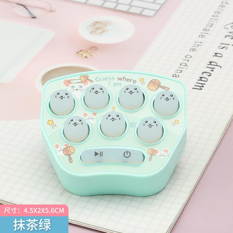 Интерактивная мини-игровая консоль брелок пластиковая игрушка со светодиодной подсветкой портативная и веселая