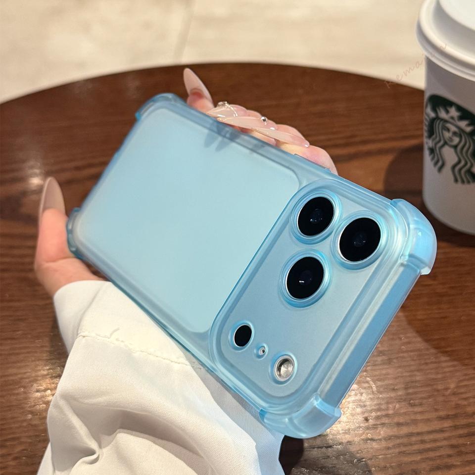 Cute Matte Clear Phone Case for For Iphone 17 Air 16E 14 1 16 11 12 13 Pro Max Plus X XS MAX XR Shockproof Protector Cover