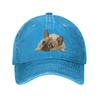Fashion Unisex Cotton Cute French Bulldog Baseball Cap Adult Adjustable Dad Hat Men Women Sports