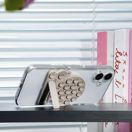 Держатель для мобильного телефона в форме улитки, присоска, подставка для телефона, силиконовая складная силиконовая подставка для вождения, фитнеса, приготовления пищи, душа