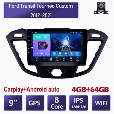 Android для Ford Transit Tourneo Custom 2012-2021 Auto Carplay Мультимедийный плеер DSP IPS видео WIFI Bluetooth GPS навигация 4 + 64 ГБ