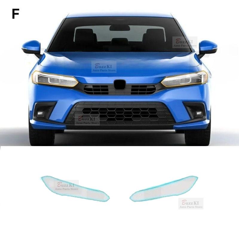 For Honda Civic Sedan -2024 Headlight Rearview TPU Paint Protection Film Anti-scratch Resistant Clear PPF Car Accessories