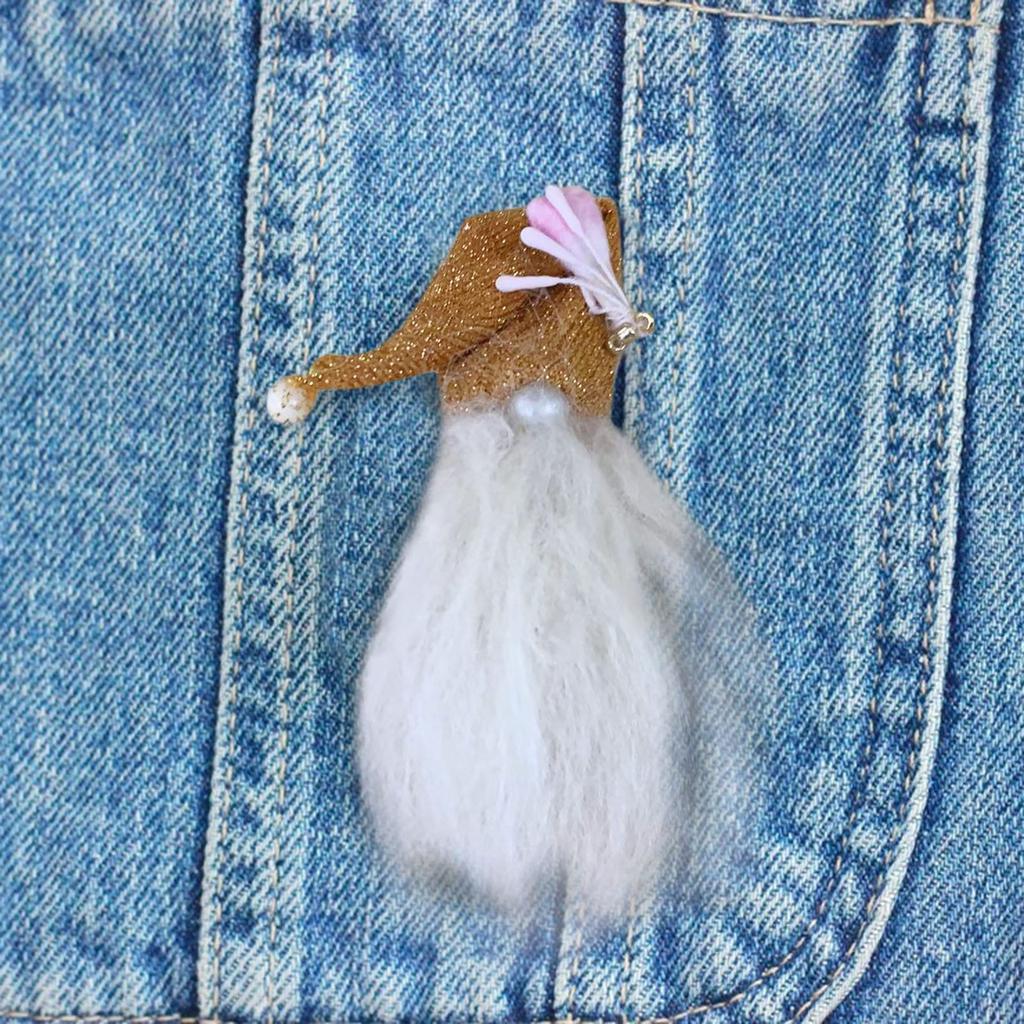 Весенняя брошь «Гном», супер милый миниатюрный декоративный зажим для свитера «Гном»