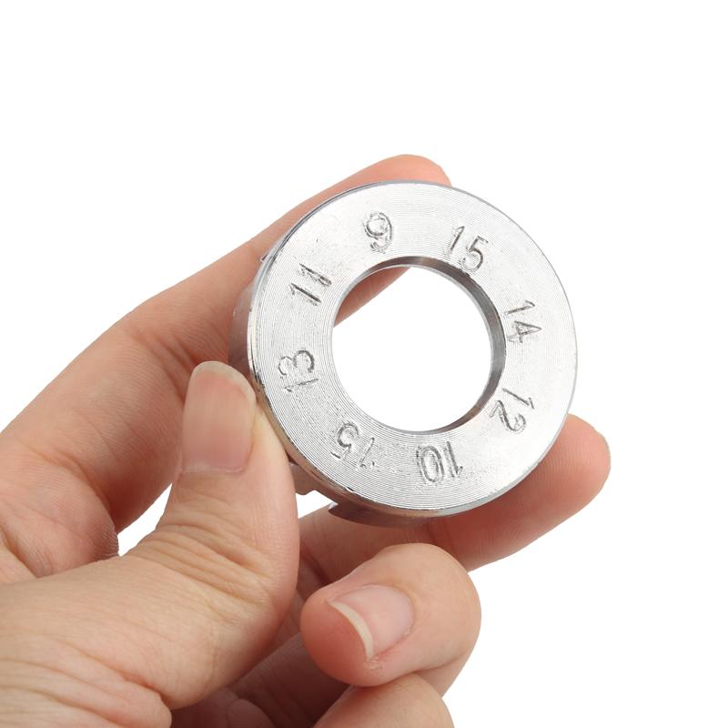 Ключ для спиц велосипеда, портативный ручной гаечный ключ для регулировки обода колеса велосипеда, 8-позиционный прочный инструмент для ремонта горного велосипеда, аксессуары для велоспорта