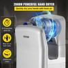 Jet Hand Dryer, Premium Electric Commercial Blade Hand Dryer, ABS Air Dryer Hand with HEPA Filtration Wall Mount Hand Dryer, 2000W 220V Vertical Hand