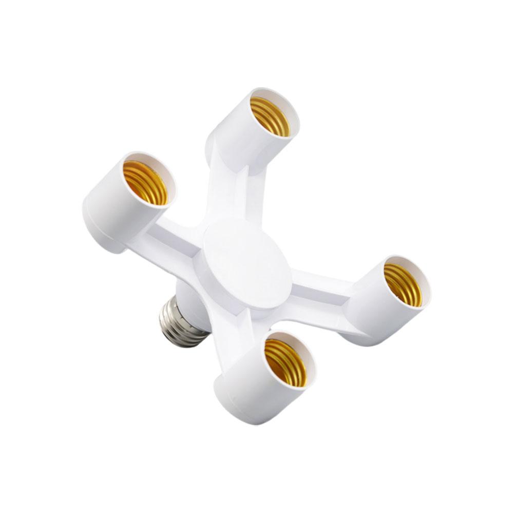 Патрон E27 Адаптер-распределитель E27 на E27 Европейский стиль Патрон для LED-лампы 4 в 1/5 в 1/6 в 1 Адаптер для LED-патрона