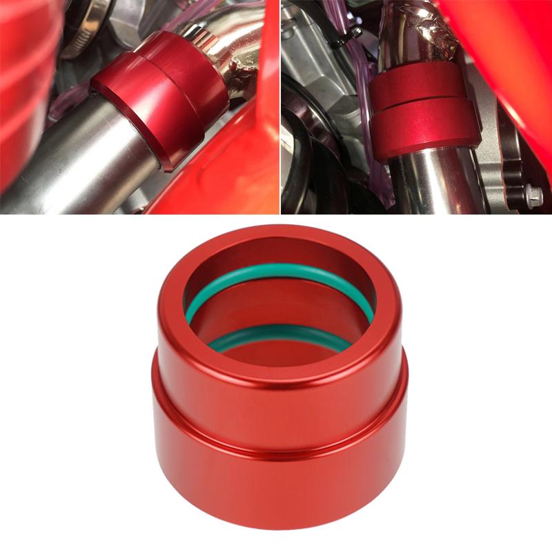 NICECNC For Beta 2013-2019 RR 300 RR 250 Xtrainer 300 2 Stroke Exhaust Collar With O-ring Aluminum 2018 2017 2016 2015 2014