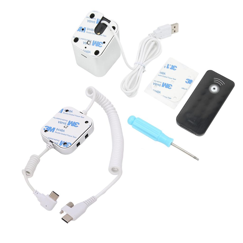 Anti Theft Cell Phone Display Stand 95?120dB Security Alarm Fast Charging Infrared Remote Control